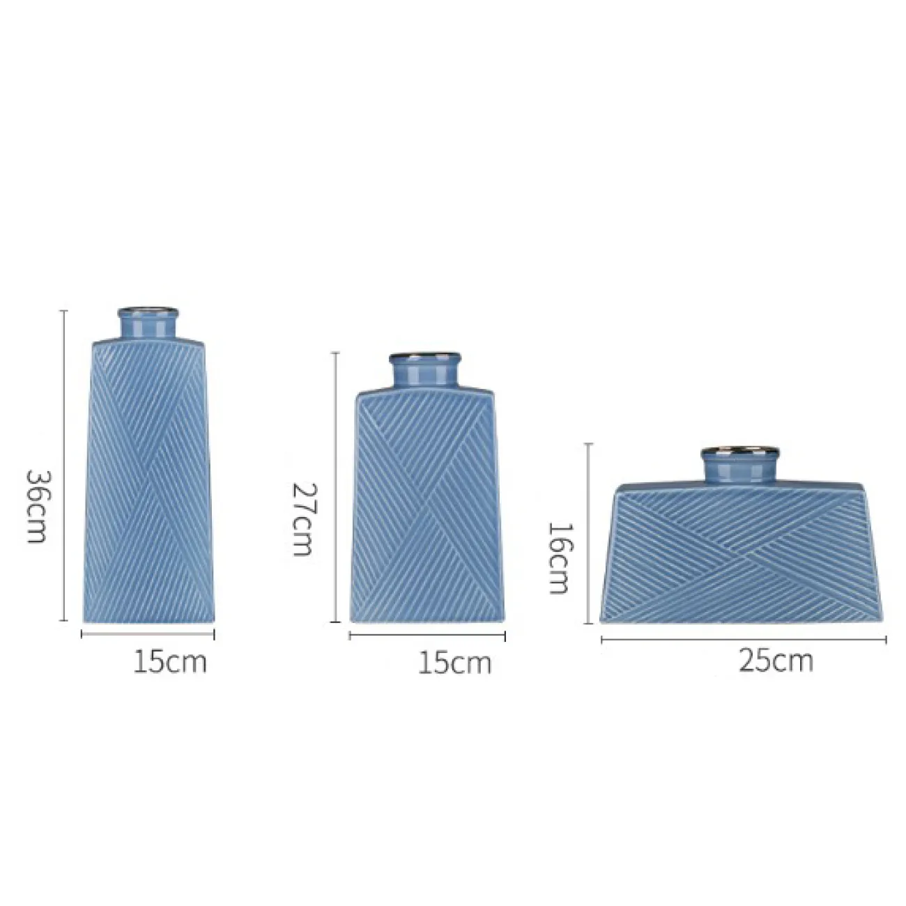 Современная декоративная квадратная ваза для гостиной LaLume DK20465-23