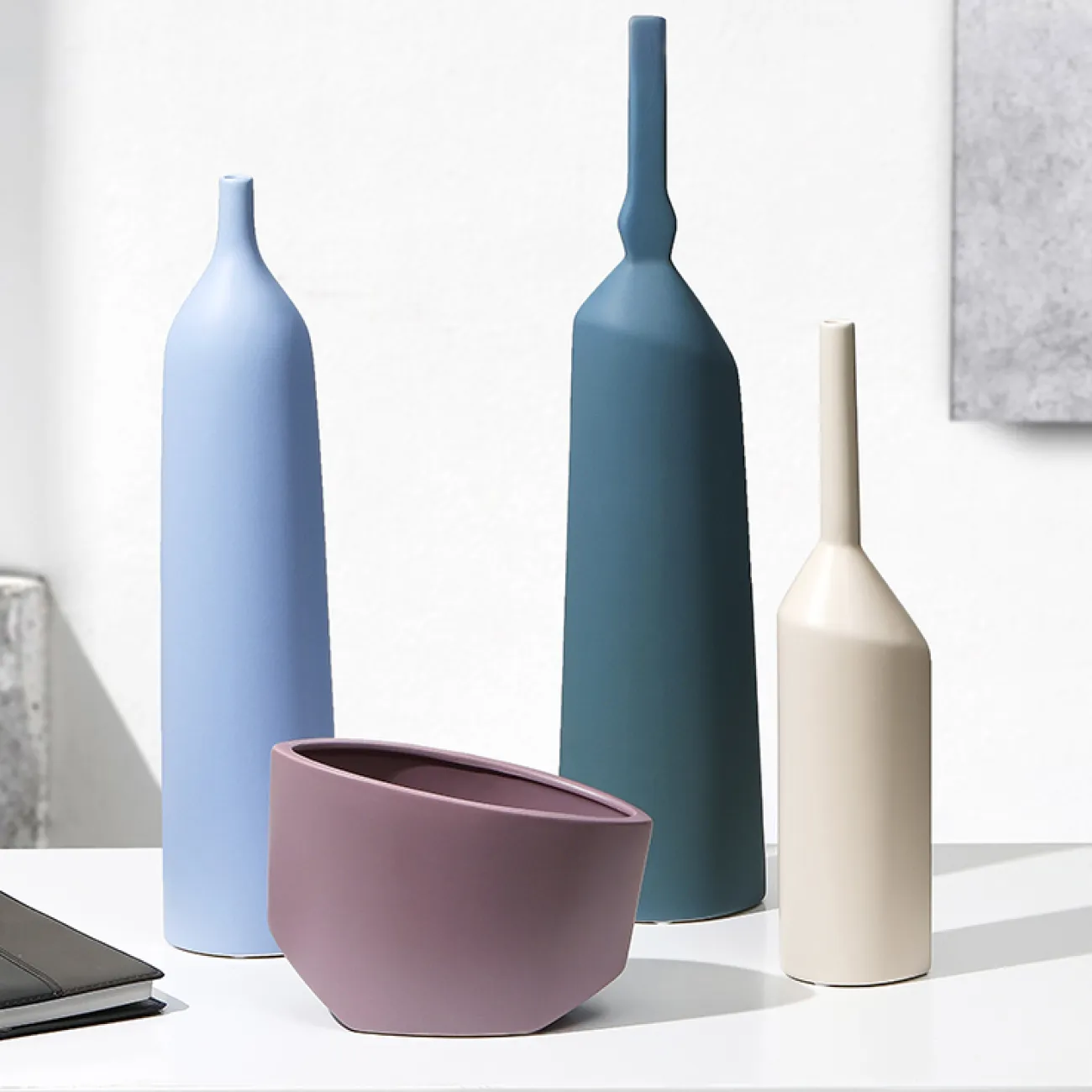 Минималистские абстрактные керамические вазы в Скандинавском стиле LaLume DK20470-23