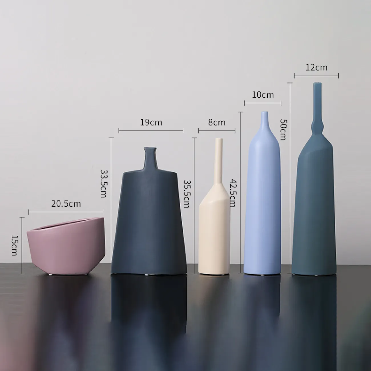 Минималистские абстрактные керамические вазы в Скандинавском стиле LaLume DK20470-23