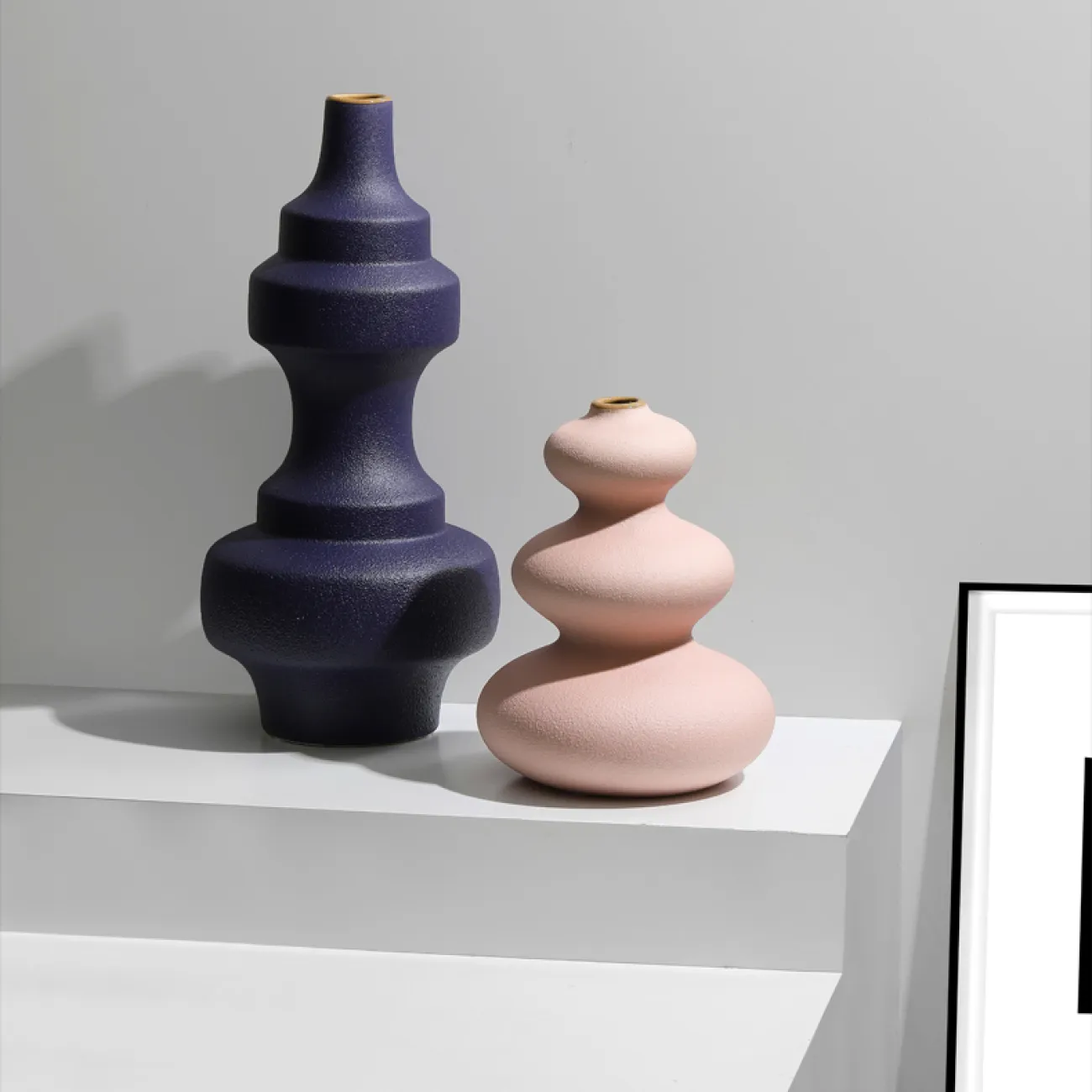 Скандинавская декоративная ваза с узким горлом для гостиной LaLume DK20472-23