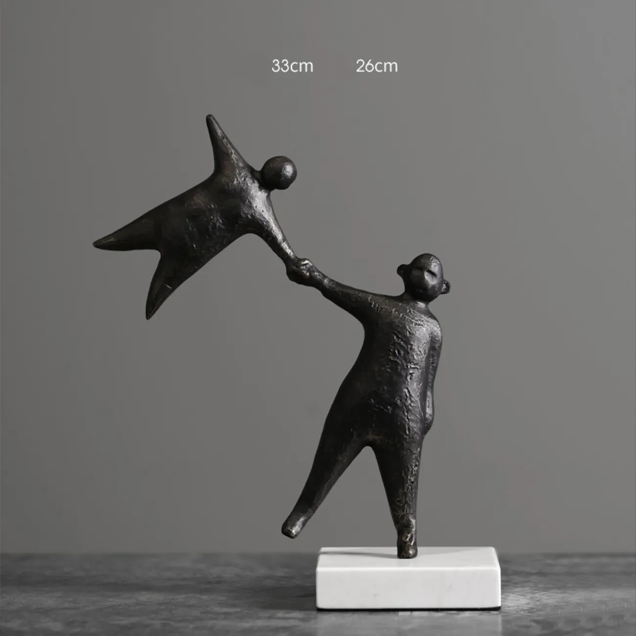 Необычная абстрактная скульптура для гостиной LaLume DK20477-23 Необычная абстрактная скульптура для гостиной LaLume DK20477-23