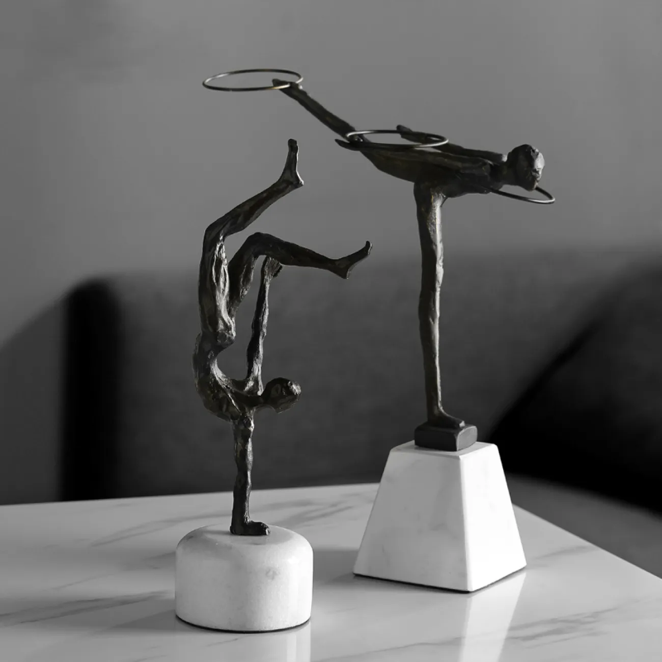 Абстрактная статуэтка акрабатов для гостиной в Китайском стиле LaLume DK20478-23