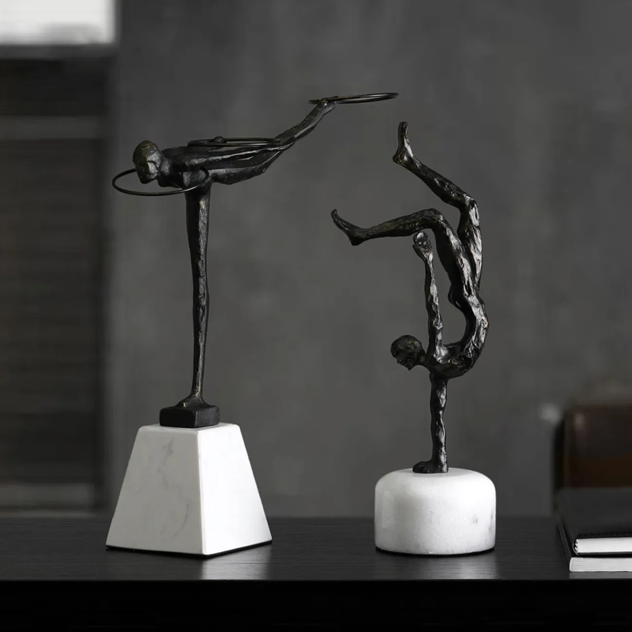 Абстрактная статуэтка акрабатов для гостиной в Китайском стиле LaLume DK20478-23