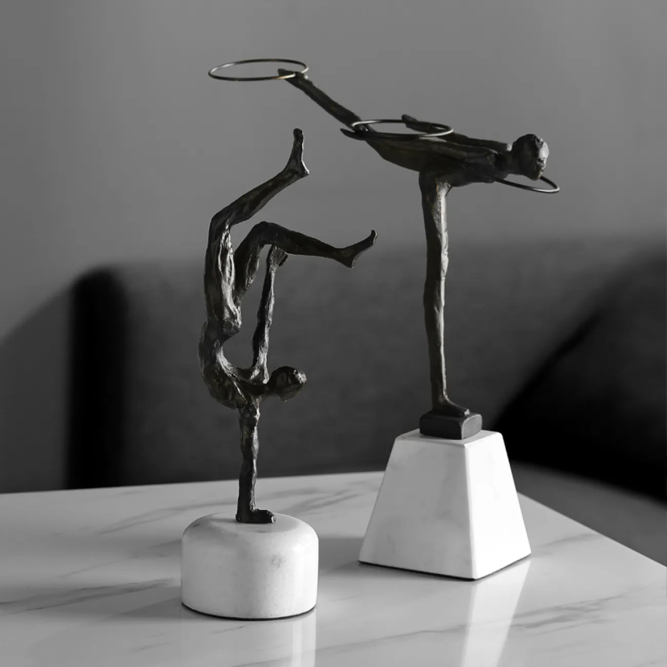 Абстрактная статуэтка акрабатов для гостиной в Китайском стиле LaLume DK20478-23