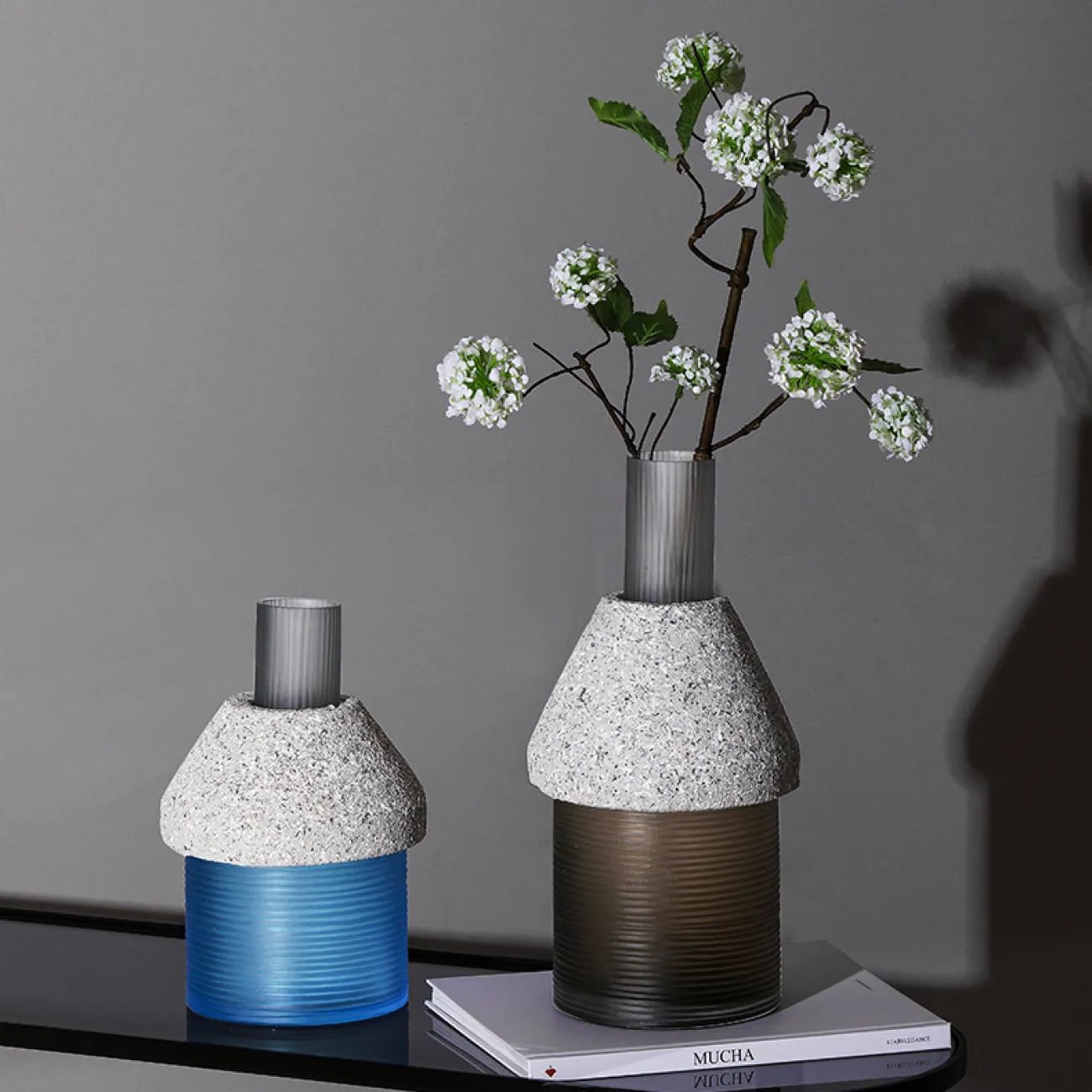 Необычная креативная ваза с узким горлом для гостиной в Современном стиле LaLume DK20484-23