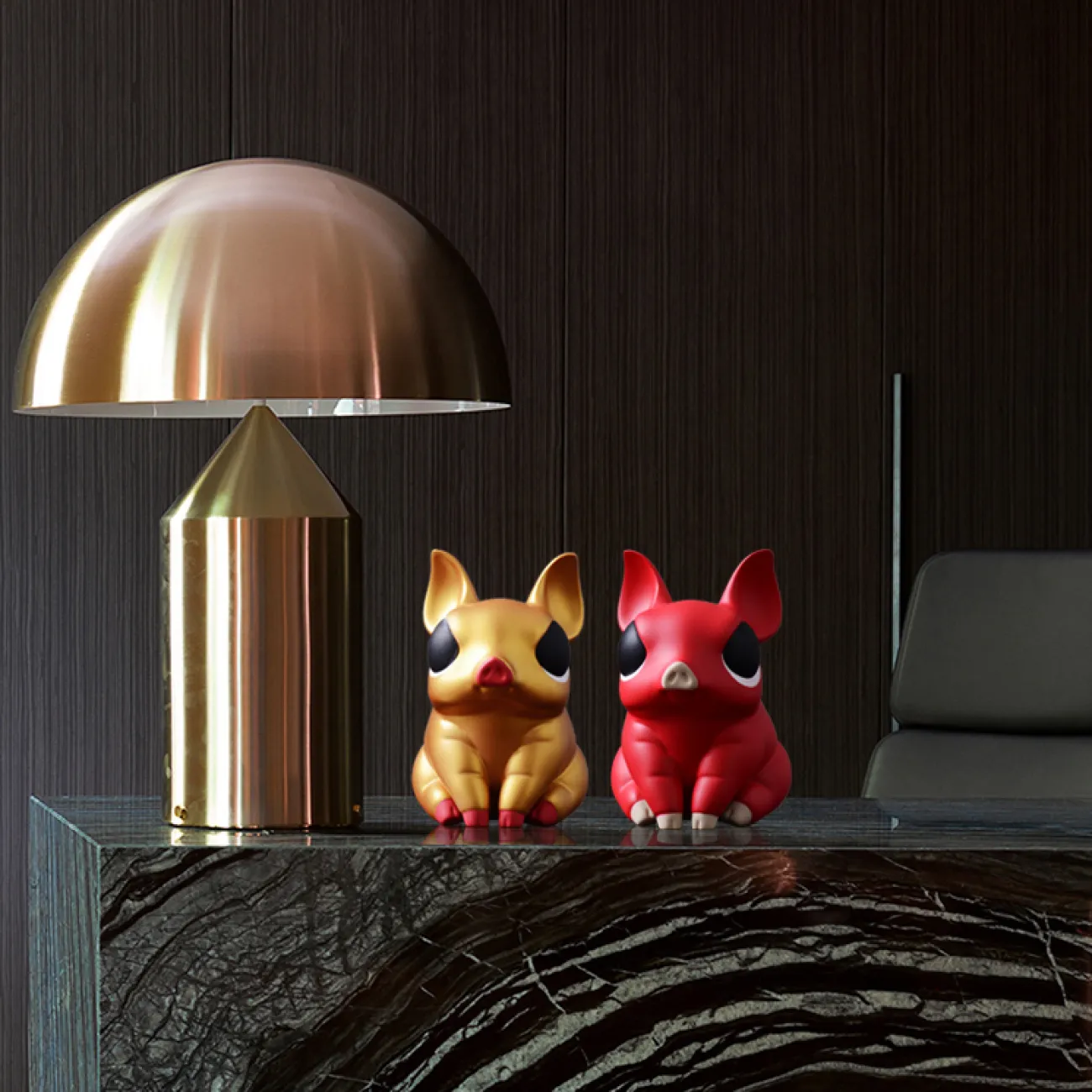 Благословенная виниловая статуэтка ручной работы "Свинья удачи" для гостиной LaLume DK20486-23 Благословенная виниловая статуэтка ручной работы "Свинья удачи" для гостиной LaLume DK20486-23