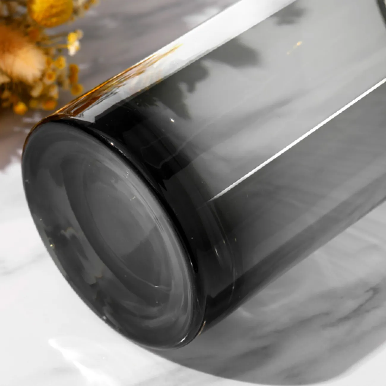 Современная стеклянная ваза с позолотой для гостиной в Скандинавском стиле LaLume DK20488-23 Современная стеклянная ваза с позолотой для гостиной в Скандинавском стиле LaLume DK20488-23