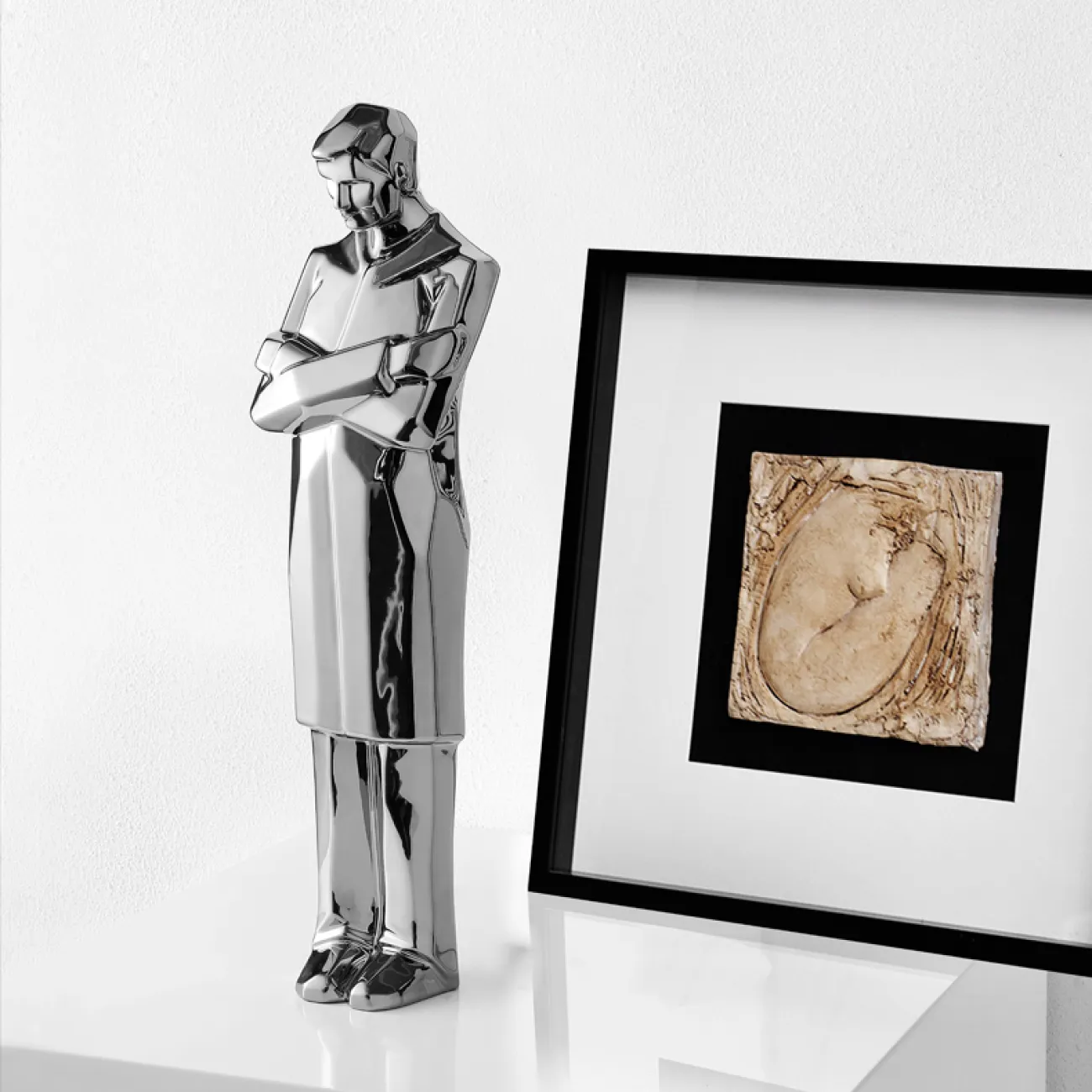 Простая минималистичная абстрактная настольная статуэтка человека для гостиной LaLume DK20490-23