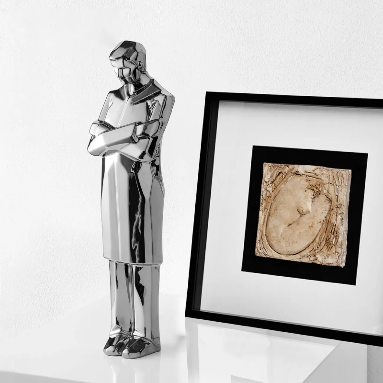 Простая минималистичная абстрактная настольная статуэтка человека для гостиной LaLume DK20490-23