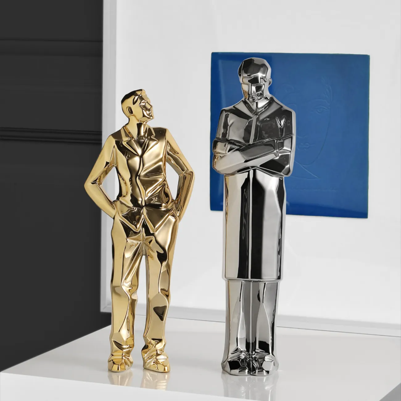 Простая минималистичная абстрактная настольная статуэтка человека для гостиной LaLume DK20490-23