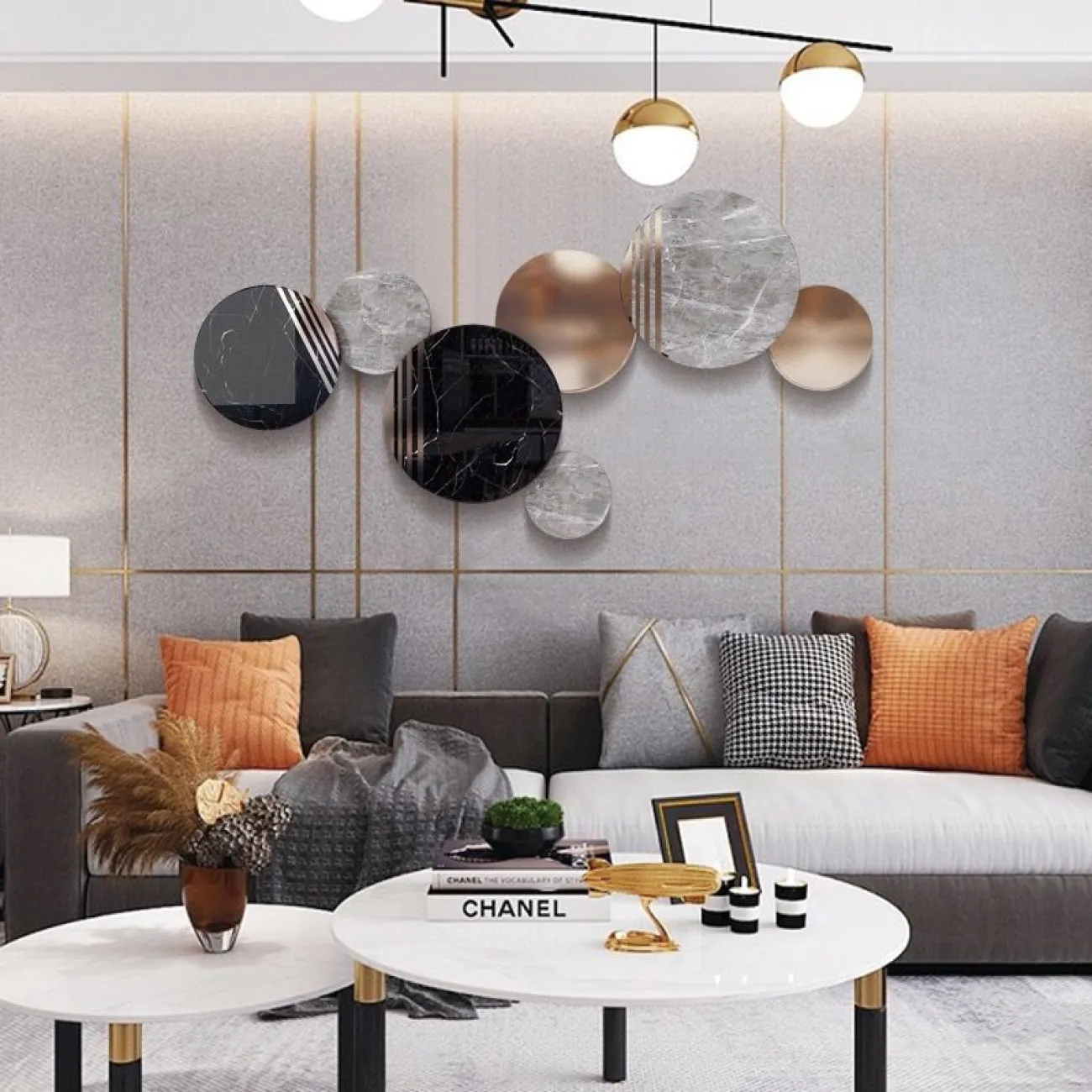  Современный минималистичный настенный декор для гостиной LaLume DK20503-23