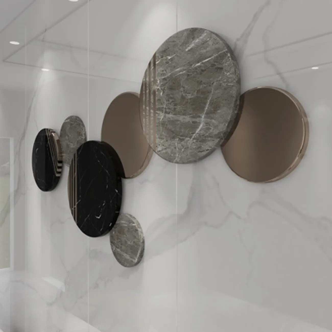  Современный минималистичный настенный декор для гостиной LaLume DK20503-23