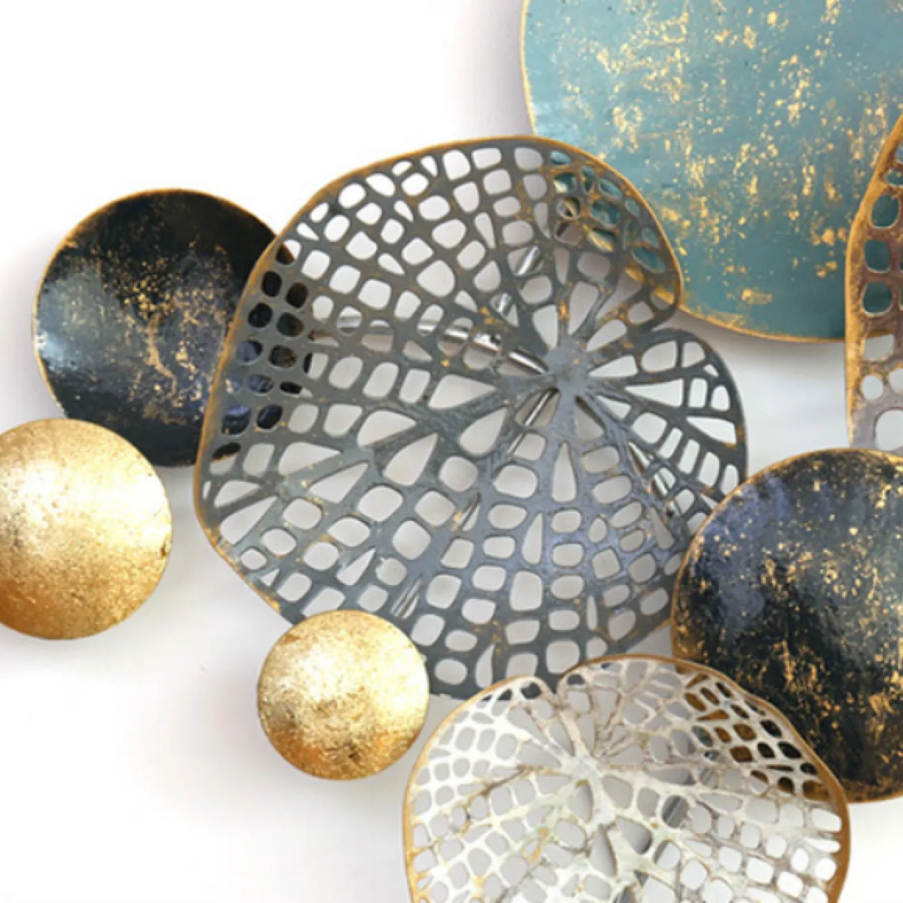 Европейский металлический настенный декор для гостиной в Современном стиле LaLume DK20519-23