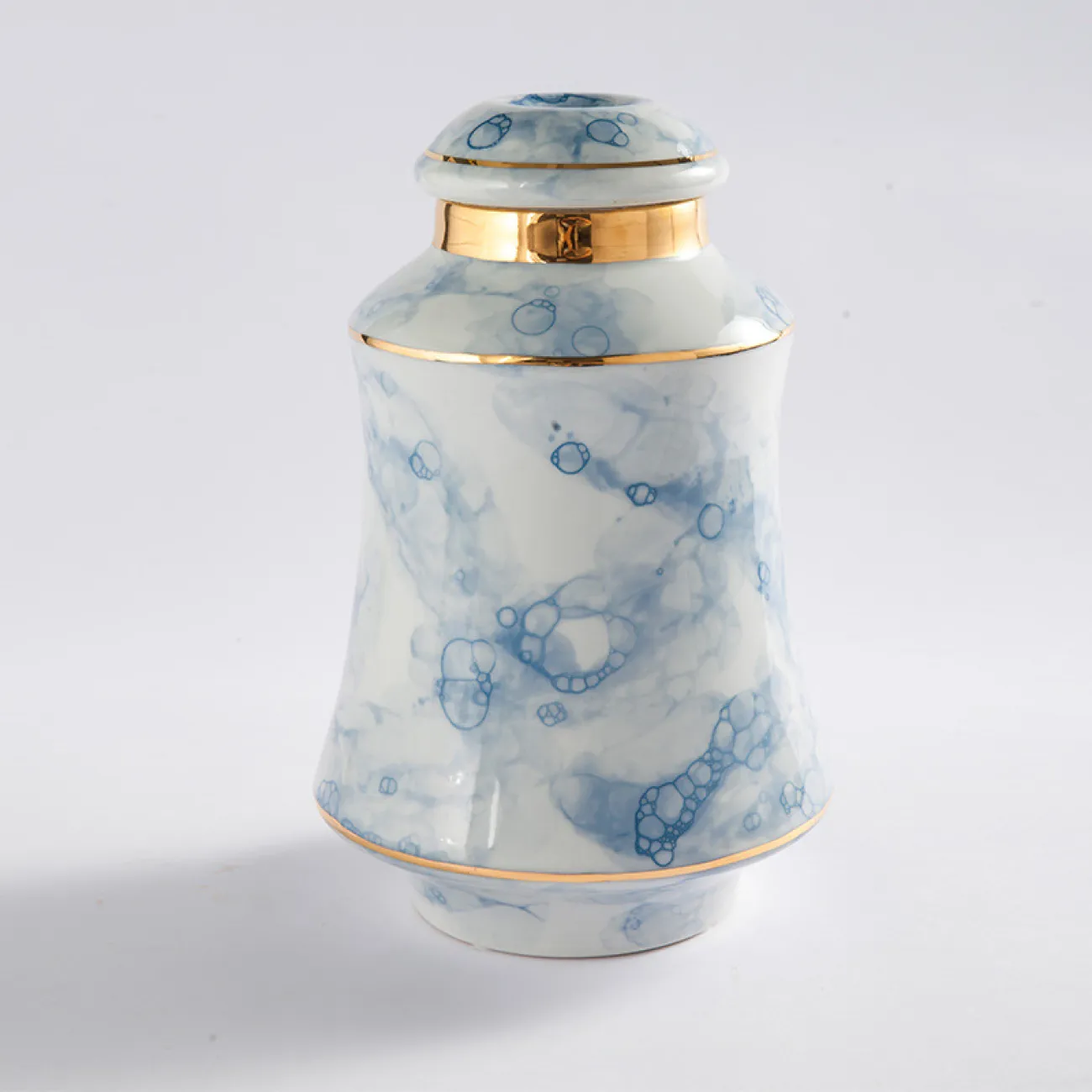 Керамическая ваза с крышкой для цветов в Современном стиле LaLume DK20538-23