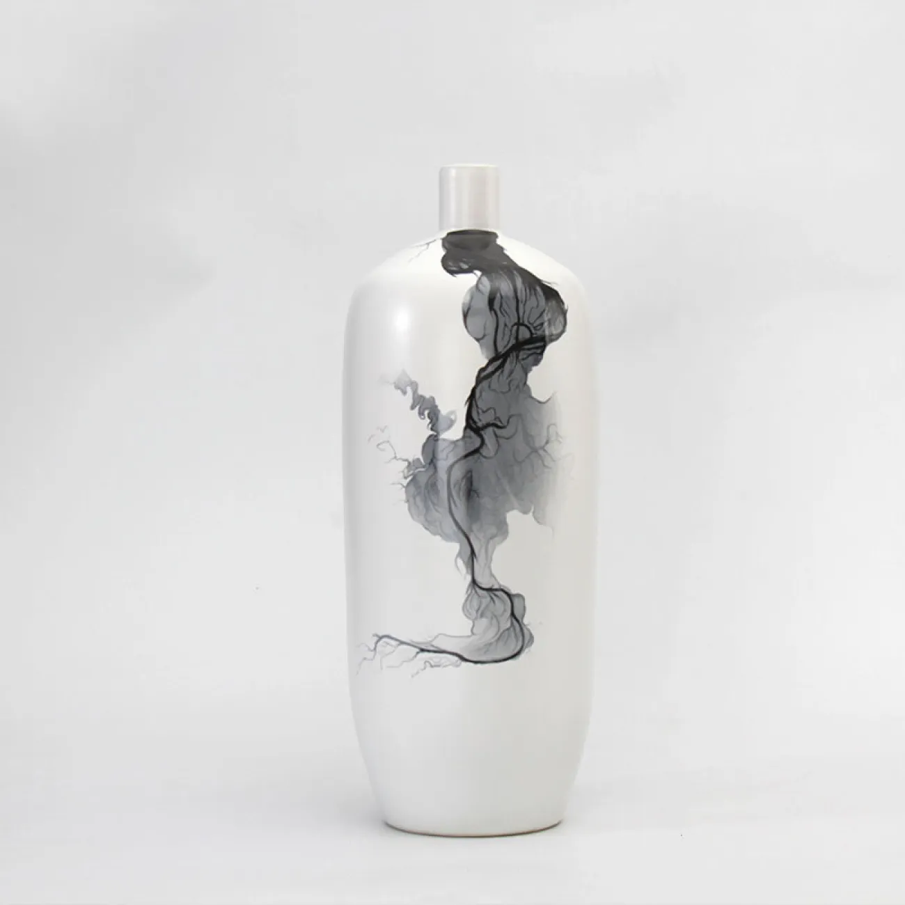 Настольная керамическая ваза для цветов в современном Китайском стиле LaLume DK20554-23 Настольная керамическая ваза для цветов в современном Китайском стиле LaLume DK20554-23