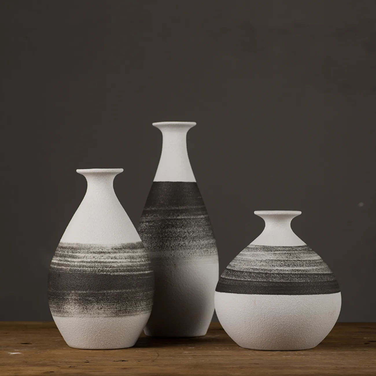 Минималистичная керамическая ваза для гостиной в Современном стиле LaLume DK20561-23 Минималистичная керамическая ваза для гостиной в Современном стиле LaLume DK20561-23