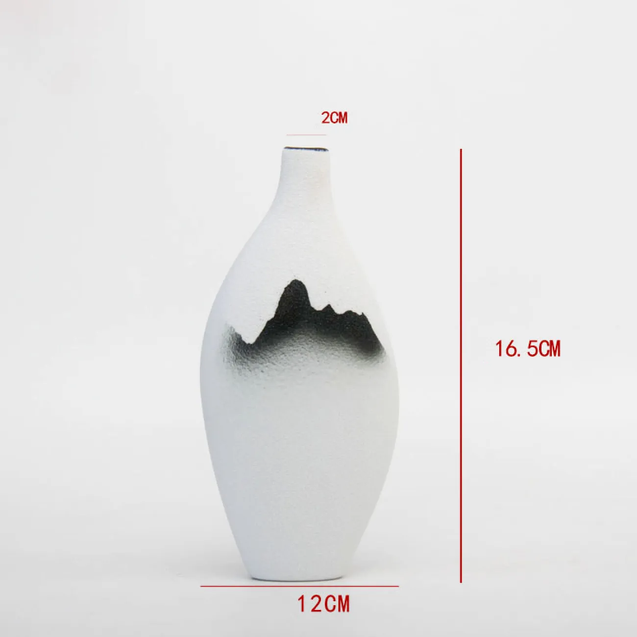 Минималистичная керамическая ваза для гостиной в Современном стиле LaLume DK20561-23 Минималистичная керамическая ваза для гостиной в Современном стиле LaLume DK20561-23