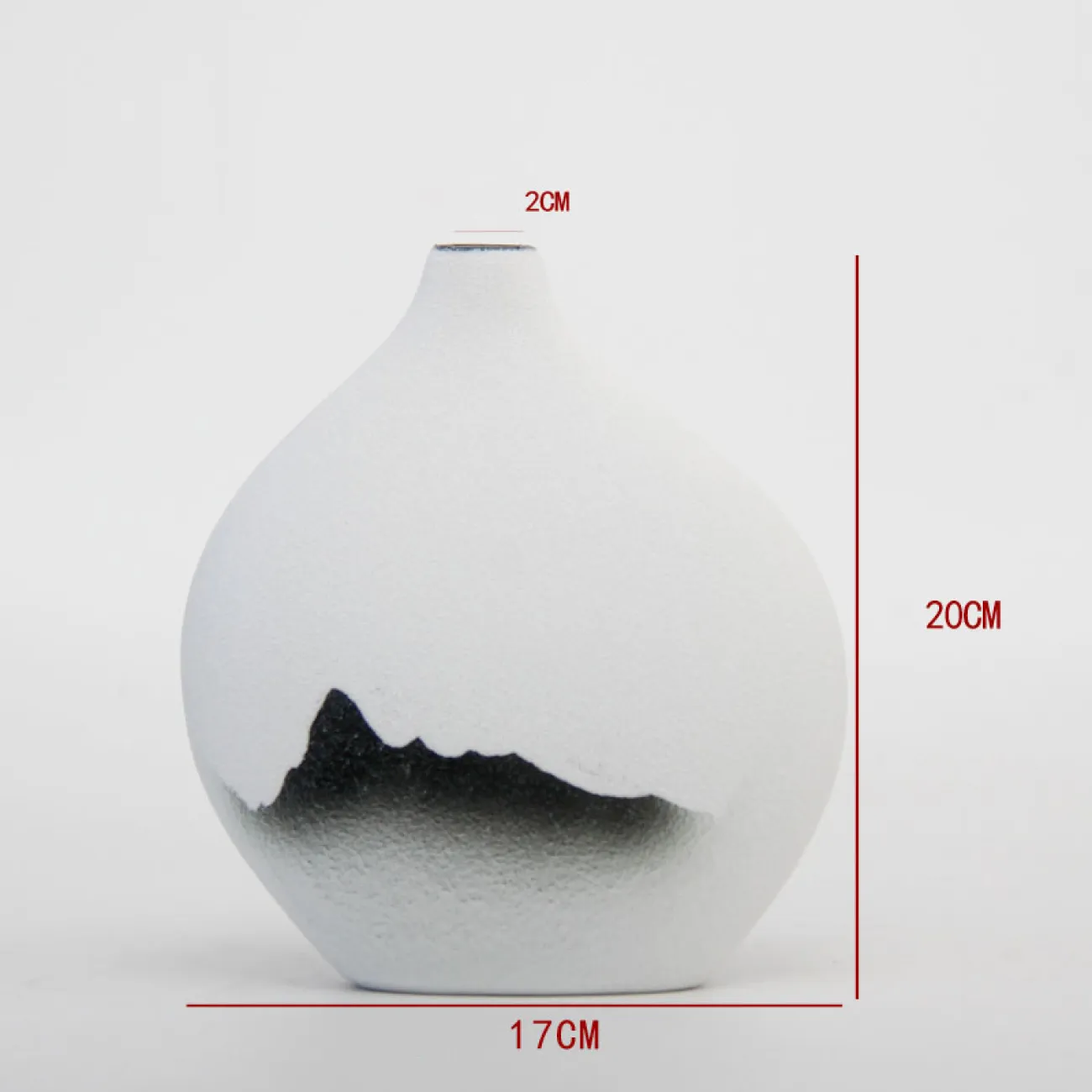 Минималистичная керамическая ваза для гостиной в Современном стиле LaLume DK20561-23 Минималистичная керамическая ваза для гостиной в Современном стиле LaLume DK20561-23