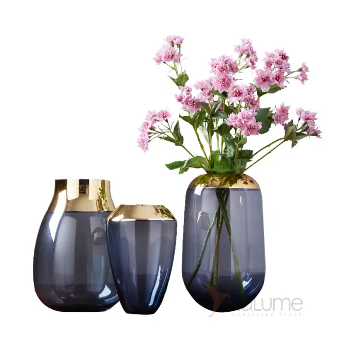 Роскошная стеклянная ваза LaLume DK20565-23