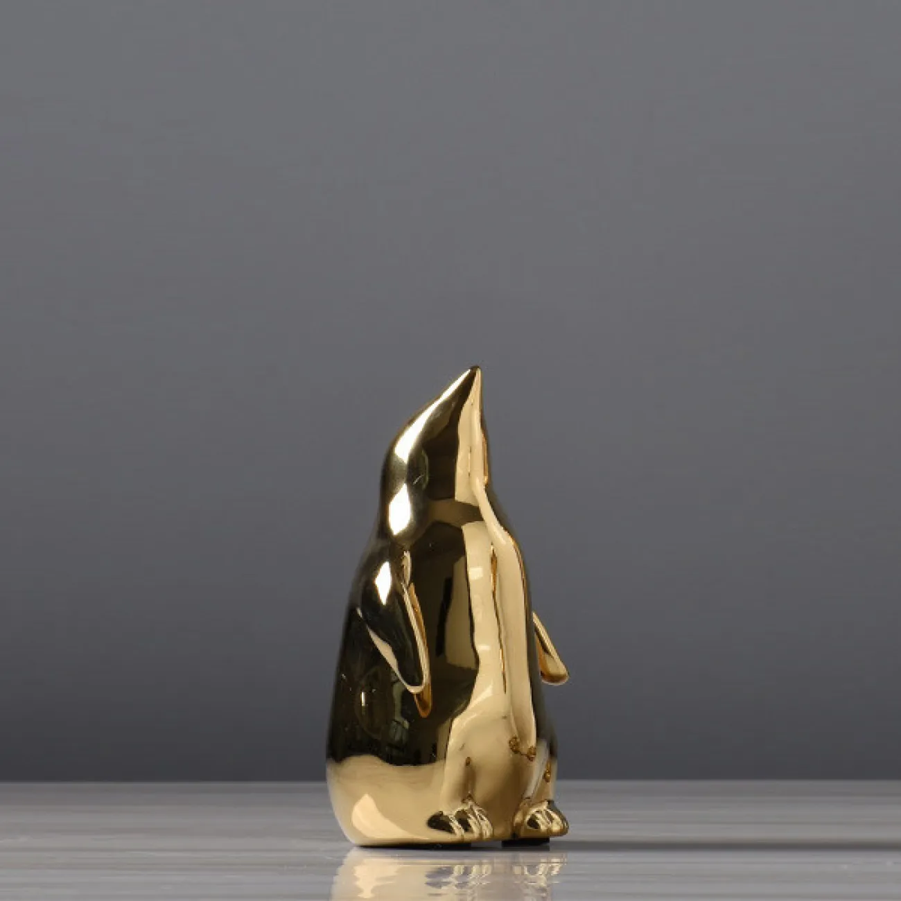 Креативная керамическая статуэтка пингвина для гостиной в Скандинавском стиле LaLume DK20586-23