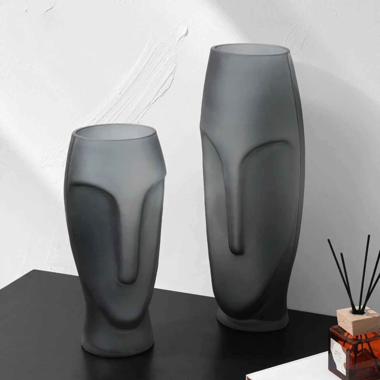 Абстрактная стеклянная ваза для цветов в Скандинавском стиле LaLume DK20587-23