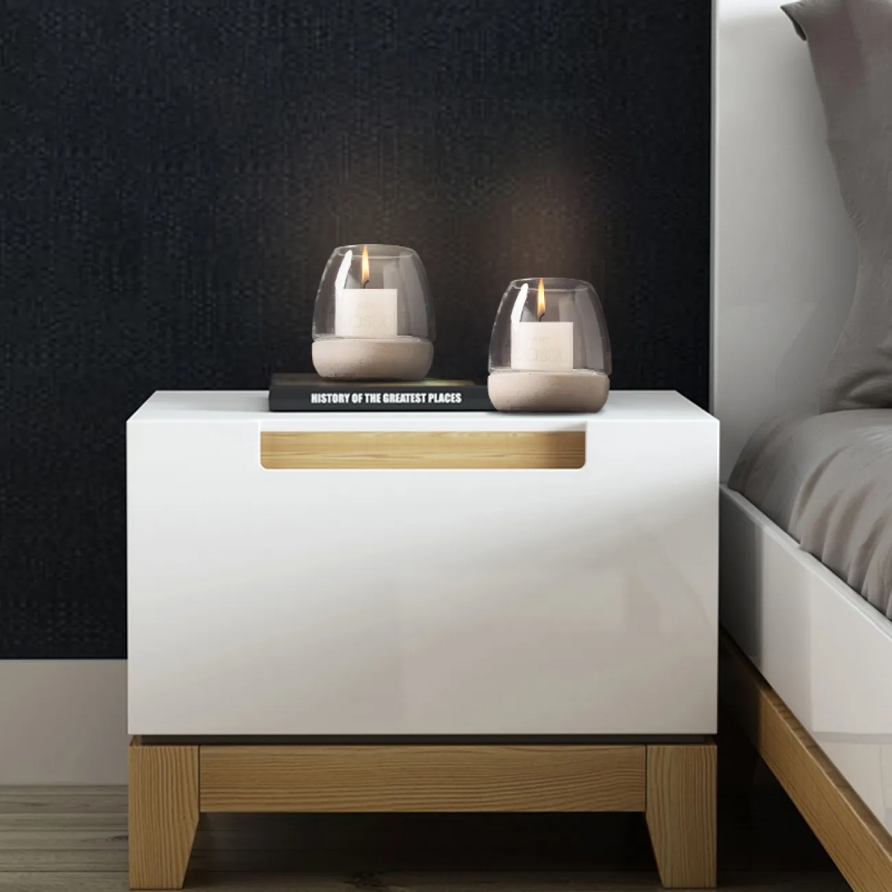 Креативный стеклянный подсвечник для гостиной в Скандинавском стиле LaLume DK20592-23 Креативный стеклянный подсвечник для гостиной в Скандинавском стиле LaLume DK20592-23