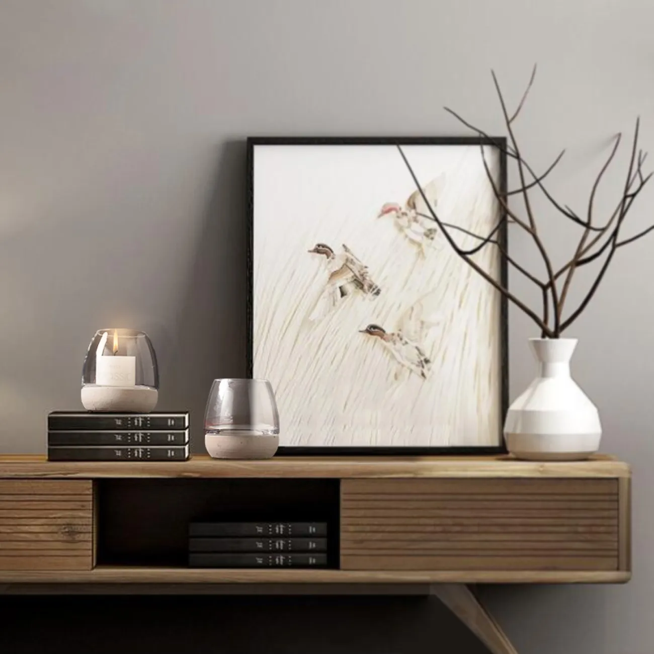 Креативный стеклянный подсвечник для гостиной в Скандинавском стиле LaLume DK20592-23 Креативный стеклянный подсвечник для гостиной в Скандинавском стиле LaLume DK20592-23