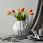 Необычная керамическая ваза для гостиной в Современном стиле LaLume DK20593-23