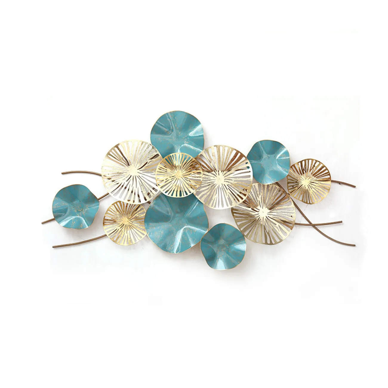 Трехмерное металлическое настенное украшение для гостиной в Скандинавском стиле LaLume DK20594-23