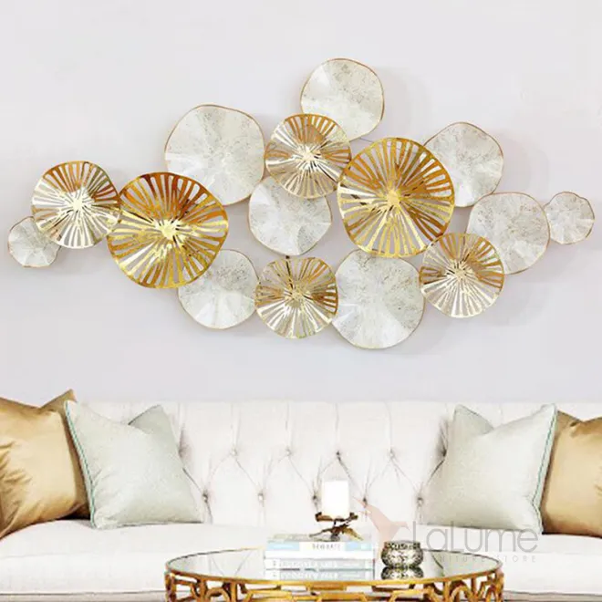 Трехмерное металлическое настенное украшение для гостиной в Скандинавском стиле LaLume DK20594-23