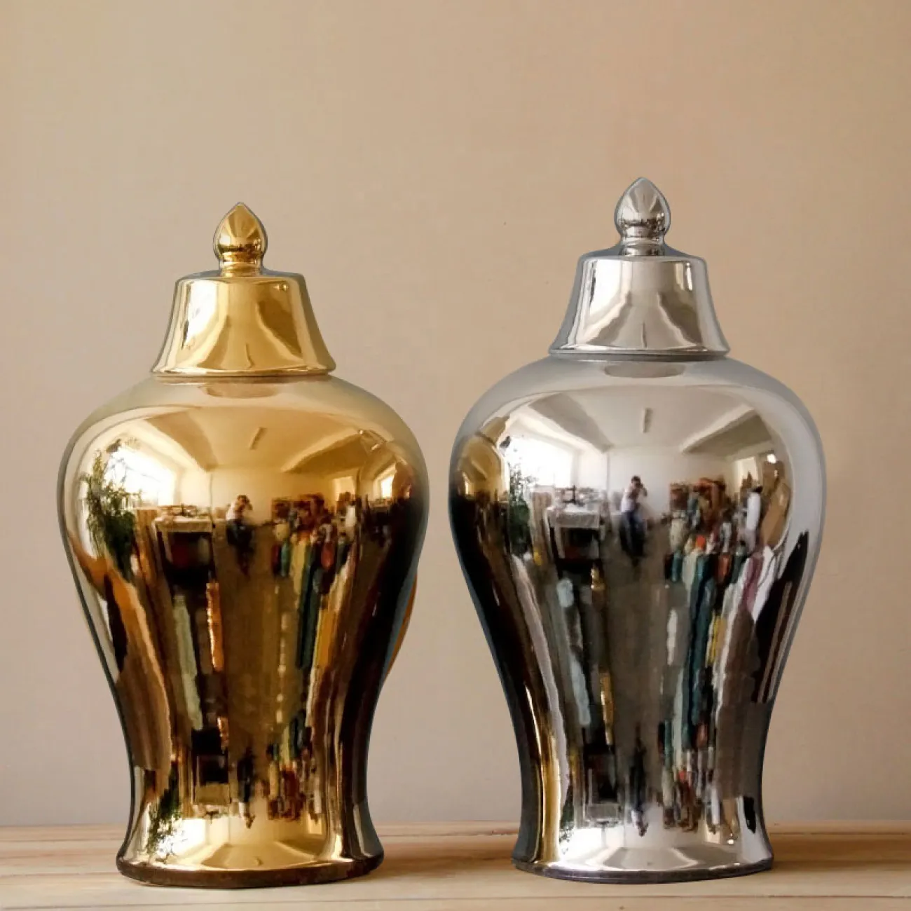 Керамическая ваза ручной работы в Неоклассическом стиле LaLume DK20595-23