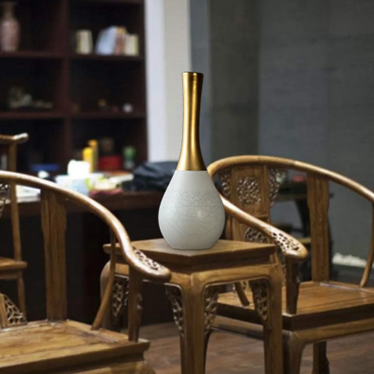 Минималистичная настольная керамическая ваза для гостиной в Современном стиле LaLume DK20611-23