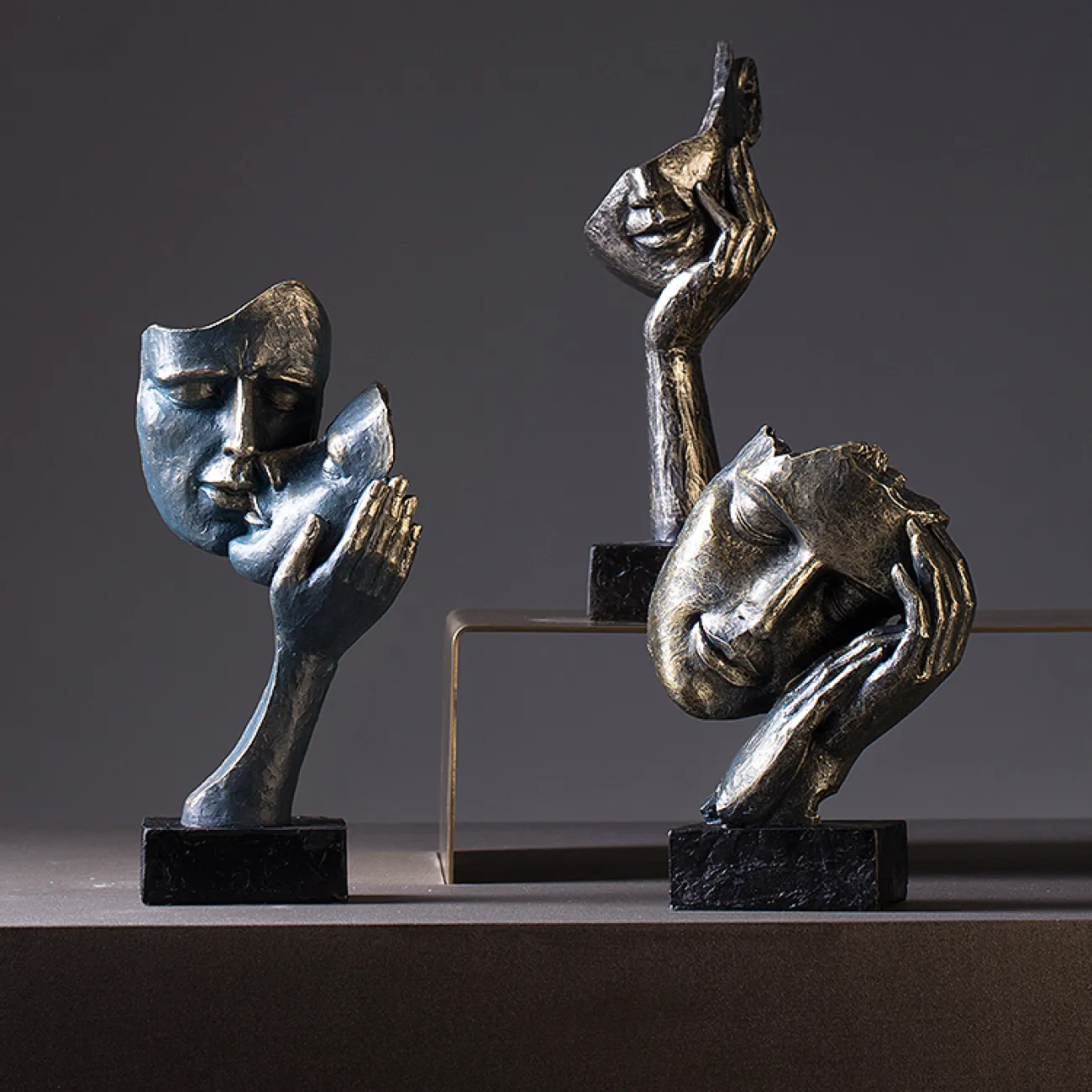 Абстрактные статуэтки с лицами людей в Скандинавском стиле LaLume DK20612-23