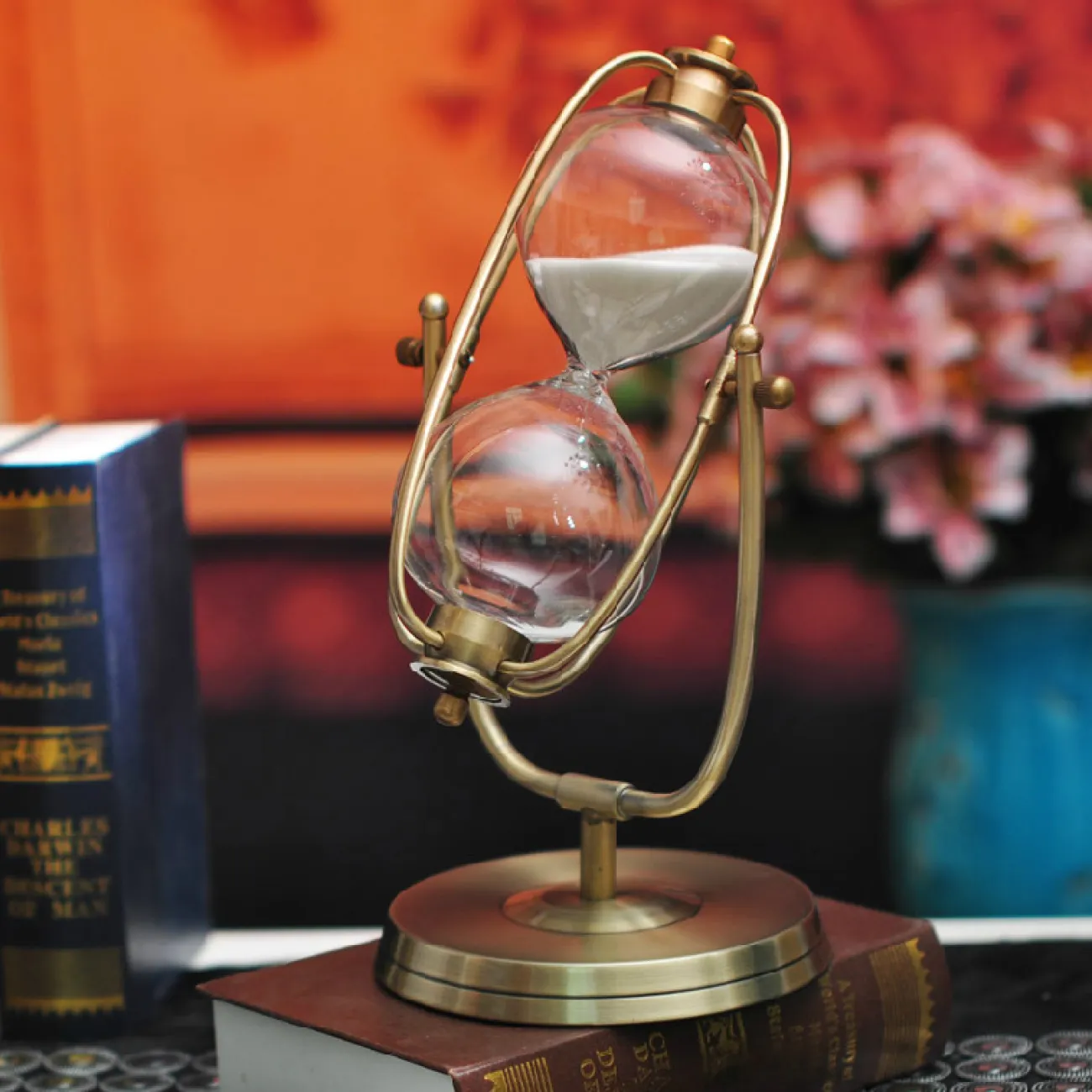 Декоративные песочные часы для гостиной в Европейском стиле LaLume DK20642-23 Декоративные песочные часы для гостиной в Европейском стиле LaLume DK20642-23