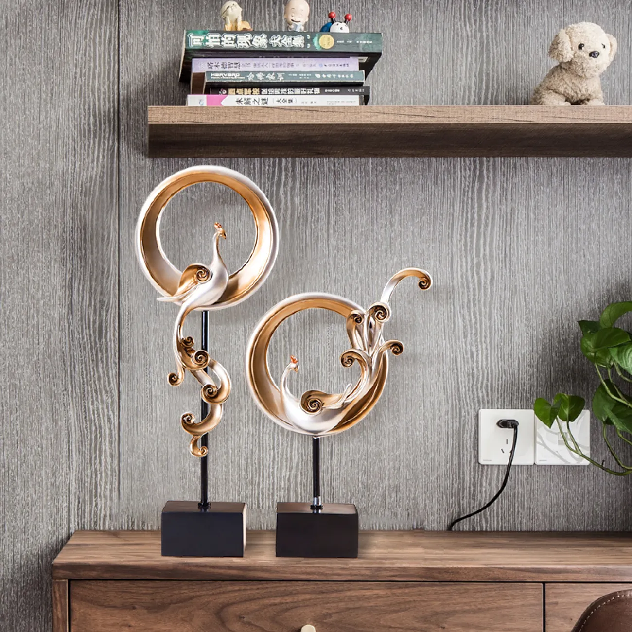 Креативное настольное украшение с фениксом в Скандинавском стиле LaLume DK20647-23