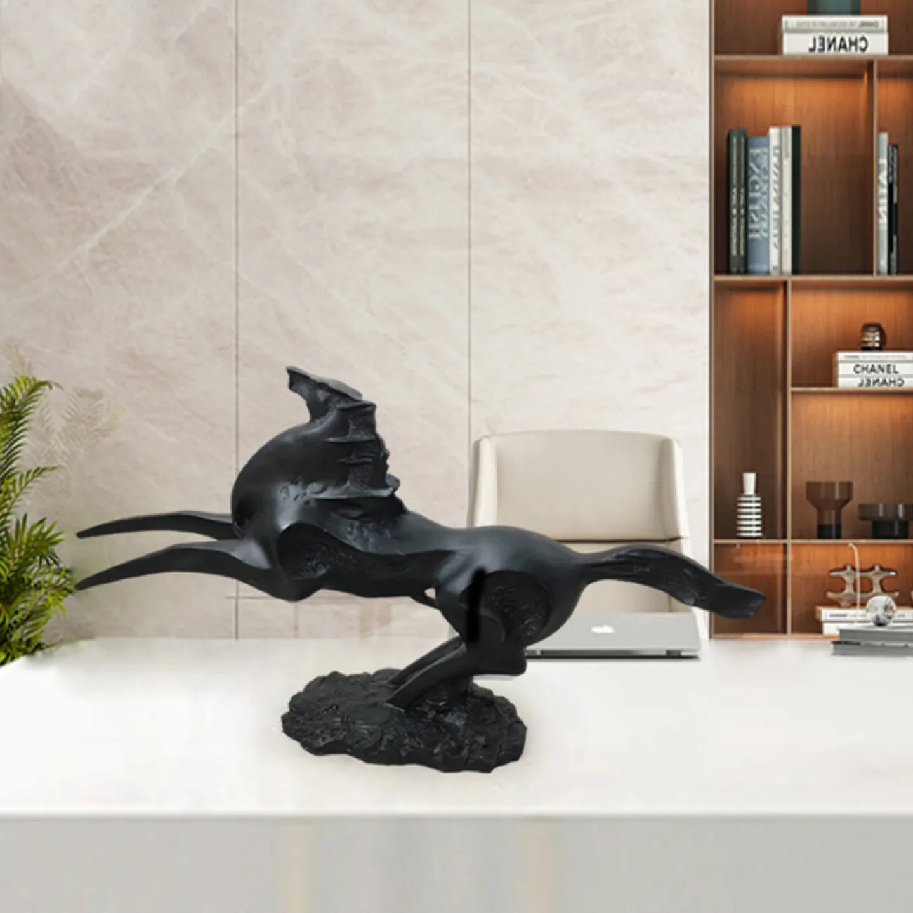 Креативная статуэтка лошади для гостиной в Скандинавском стиле LaLume DK20668-23