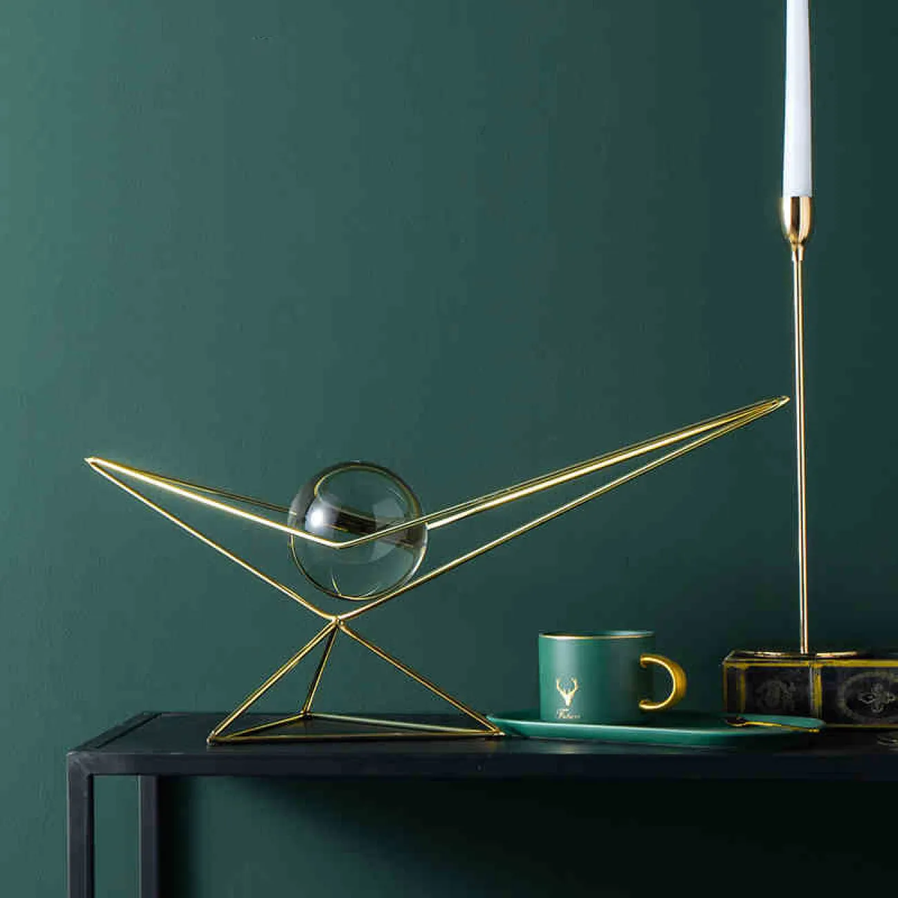 Креативный интерьерный декор с хрустальным шаром для гостиной в Европейском стиле LaLume DK20669-23