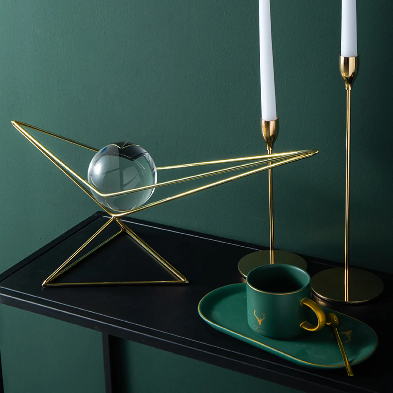 Креативный интерьерный декор с хрустальным шаром для гостиной в Европейском стиле LaLume DK20669-23