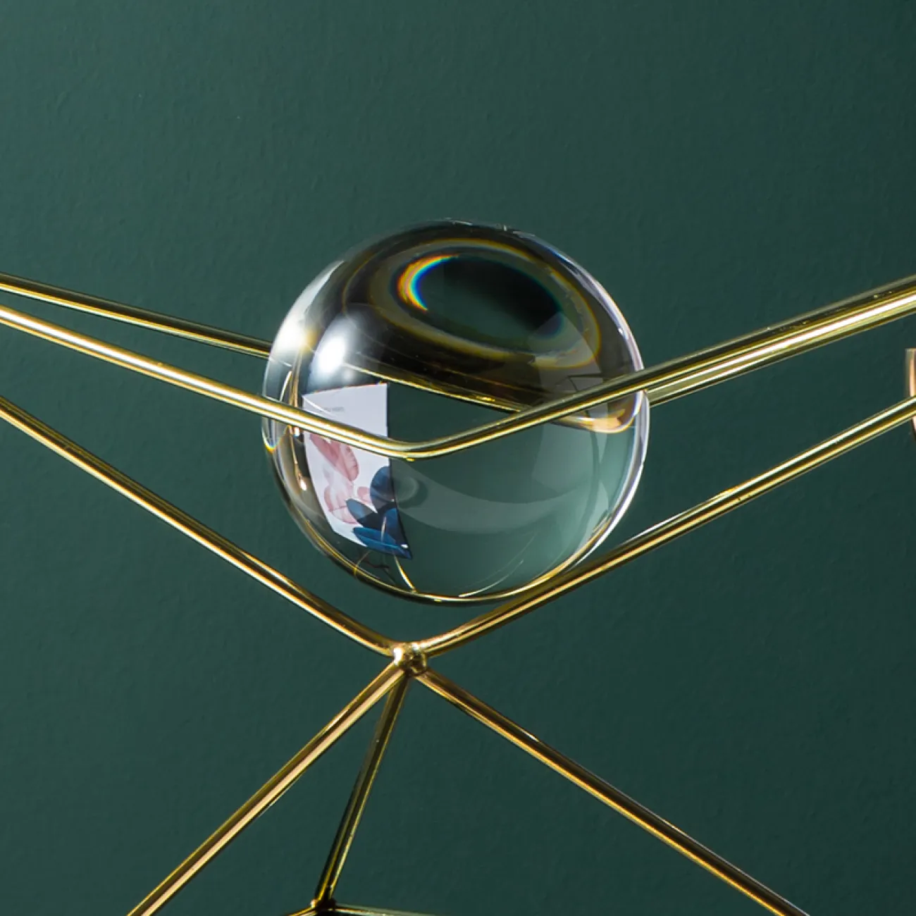 Креативный интерьерный декор с хрустальным шаром для гостиной в Европейском стиле LaLume DK20669-23