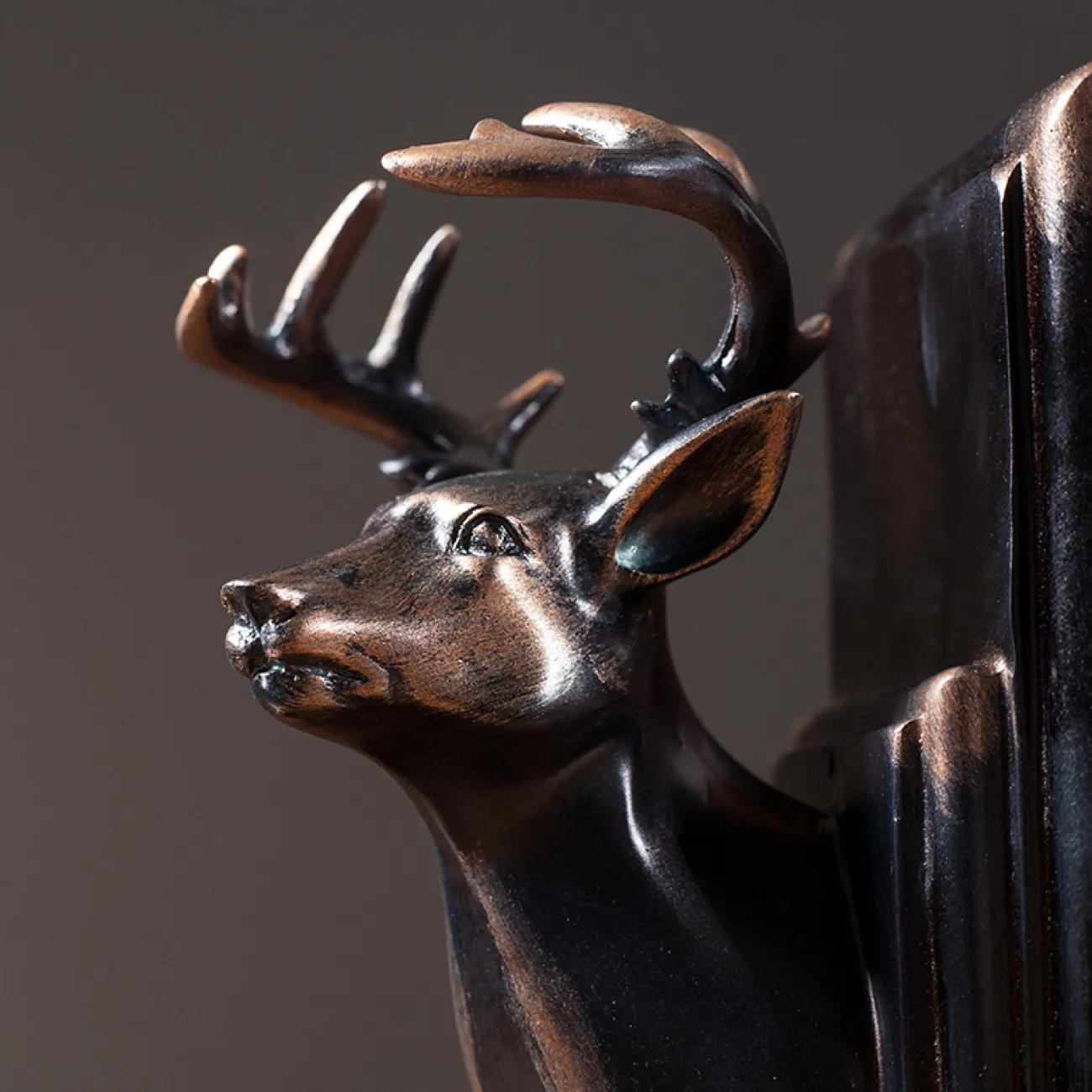 Ретро статуэтка головы оленя для гостиной в Американском стиле LaLume DK20670-23