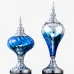 Градиентная стеклянная ваза LaLume DK20672-23