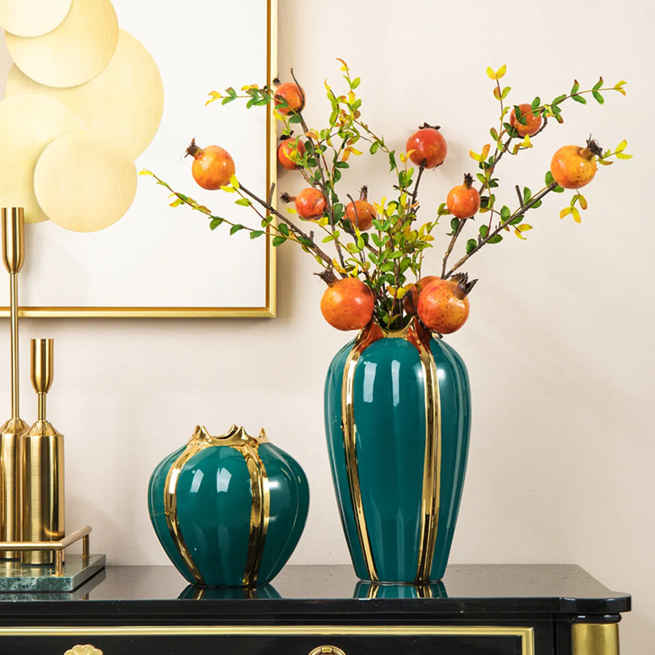 Современная керамическая ваза для цветов в Скандинавском стиле LaLume DK20679-23 Современная керамическая ваза для цветов в Скандинавском стиле LaLume DK20679-23