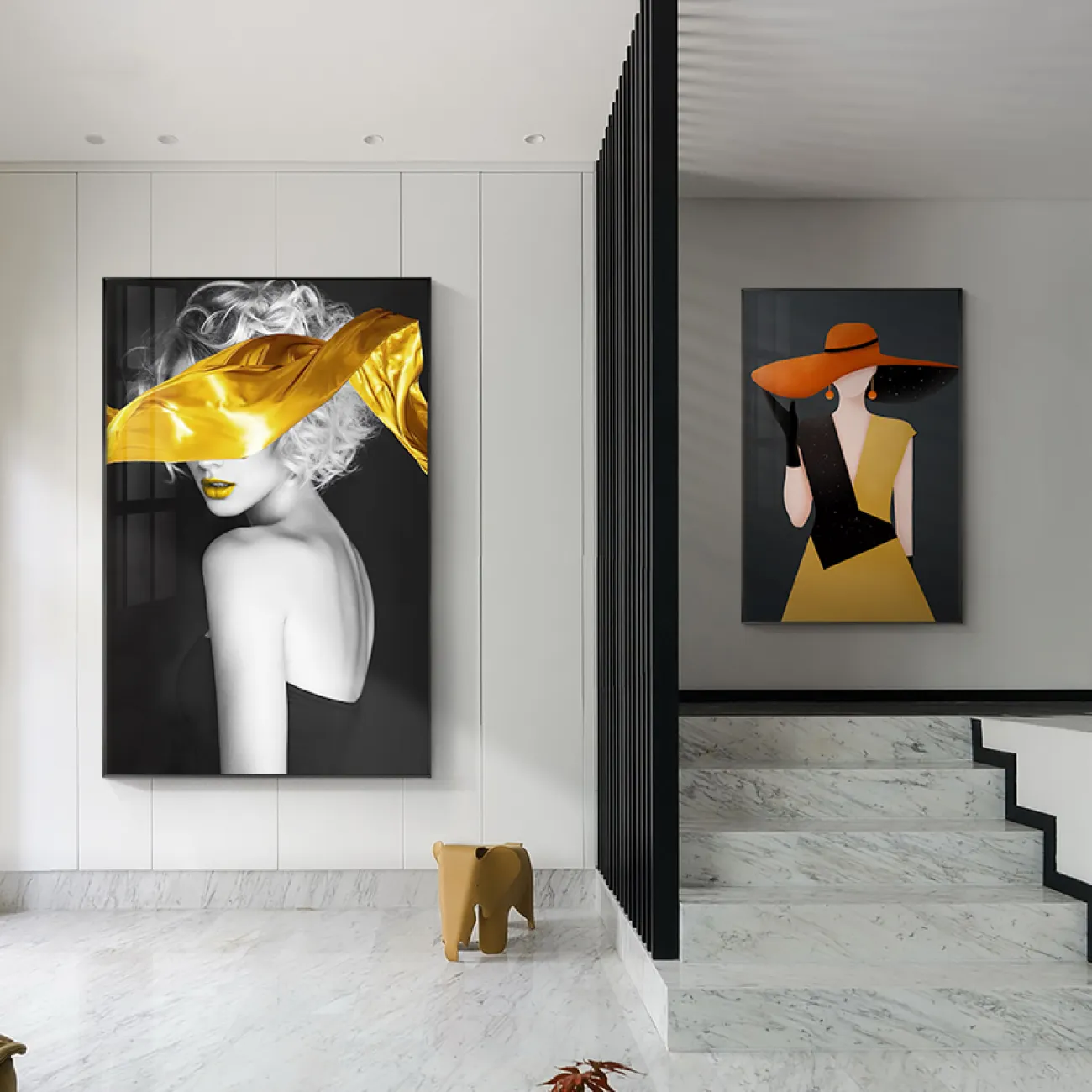 Роскошная декоративная картина для гостиной в стиле Постмодернизма LaLume DK20687-23