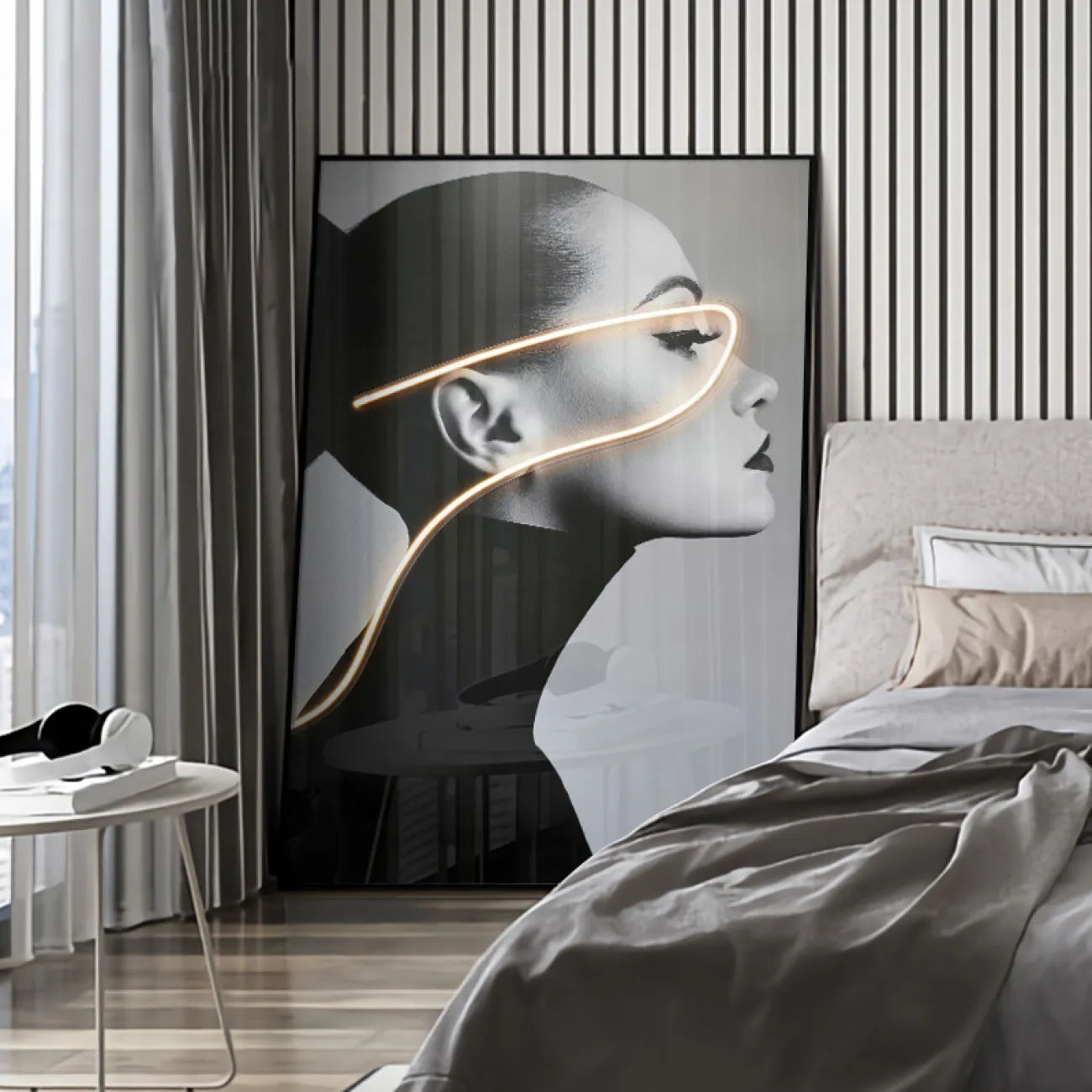 Роскошная декоративная картина для гостиной в стиле Постмодернизма LaLume DK20687-23