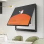 Минималистичная картина космонавта для гостиной в Современном стиле LaLume DK20700-23