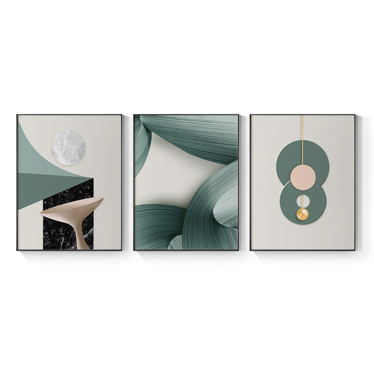 Абстрактная минималистичная настенная картина в Современном стиле LaLume DK20709-23