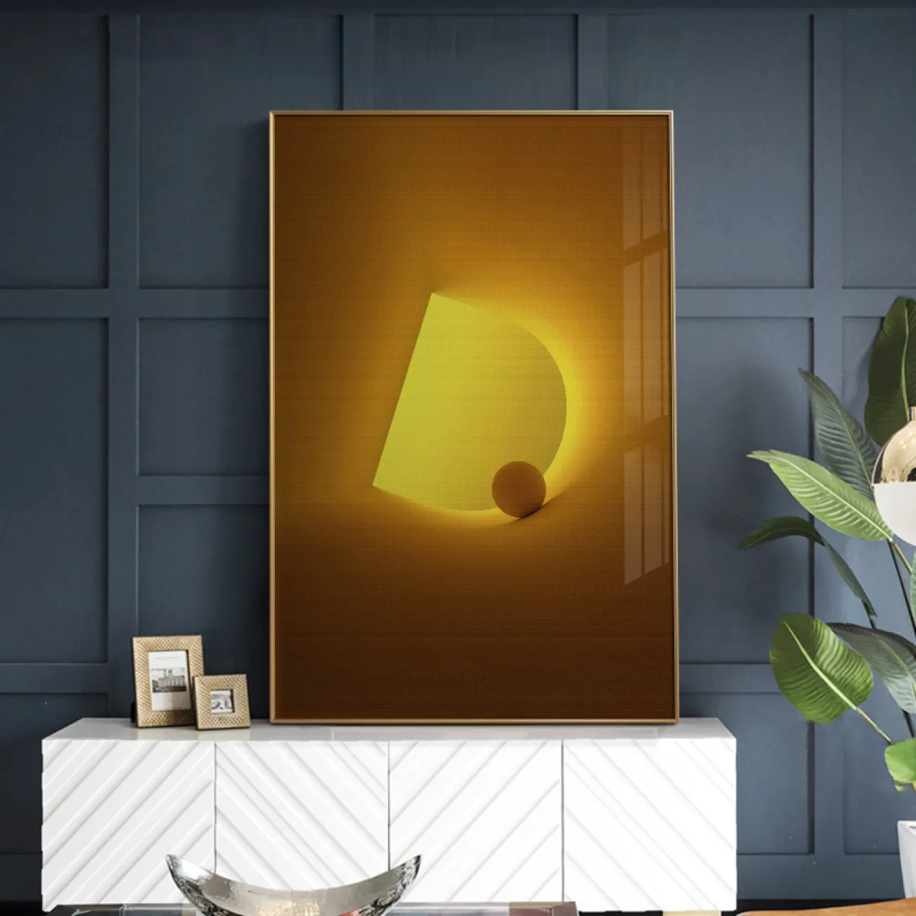 Роскошная абстрактная картина в форме букв для гостиной в Современном стиле LaLume DK20717-23