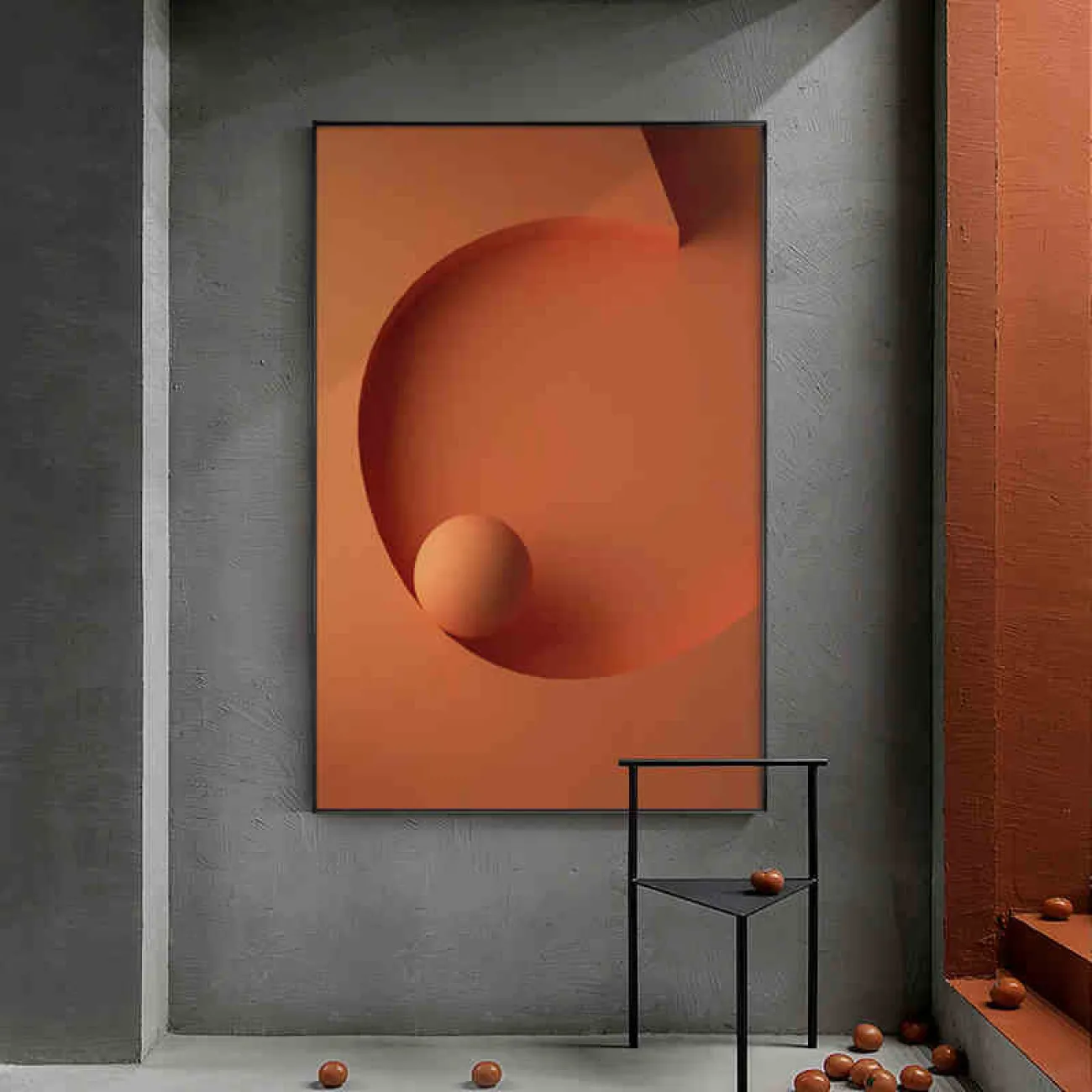 Роскошная абстрактная картина в форме букв для гостиной в Современном стиле LaLume DK20717-23