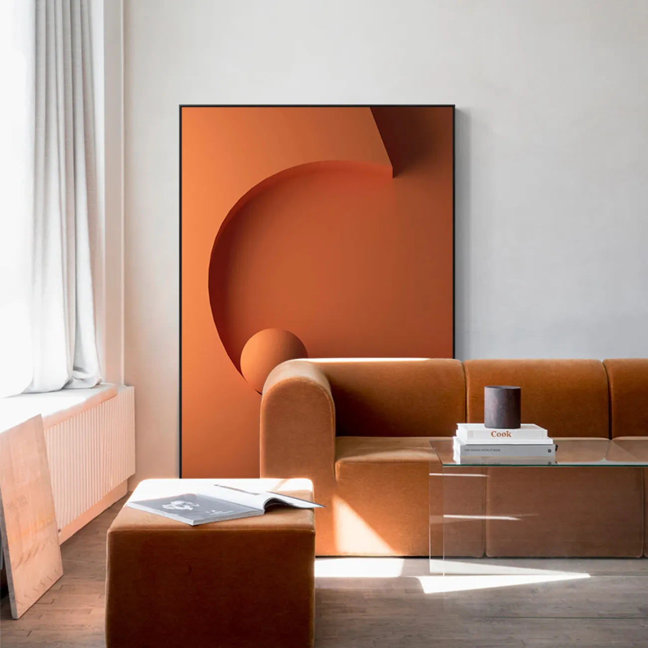 Роскошная абстрактная картина в форме букв для гостиной в Современном стиле LaLume DK20717-23