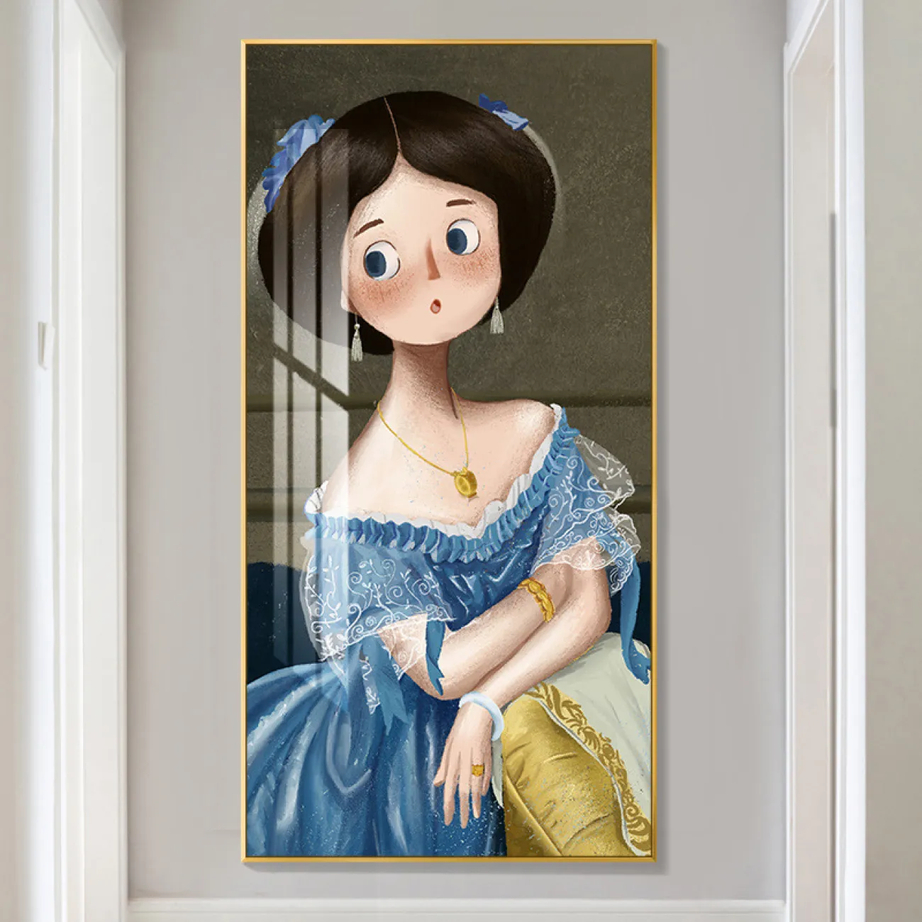 Декоративная роскошная картина для гостиной в стиле Ностальгический ретро LaLume DK20719-23